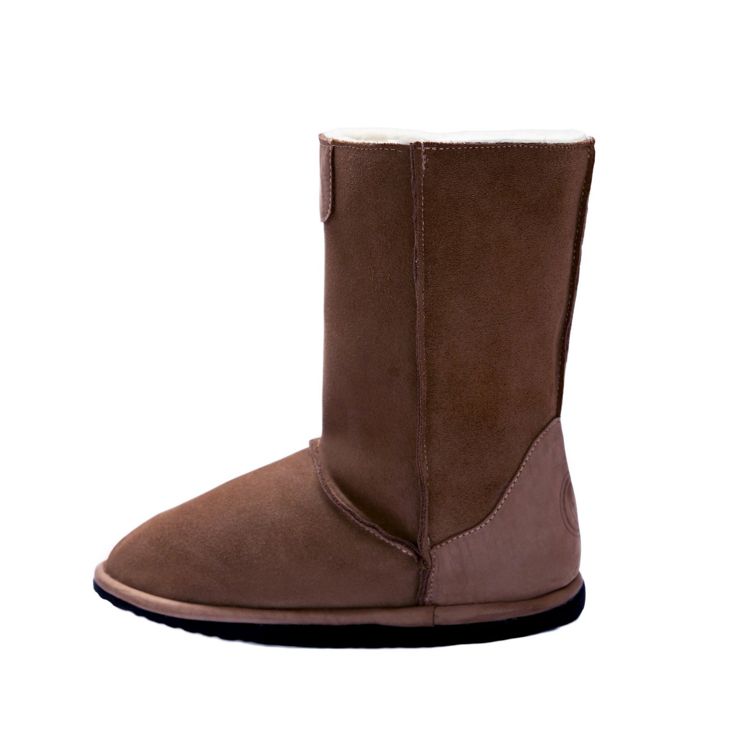 MADE TO ORDER | Hugg Boots | Mid-Calf | Chestnut | Sheepskin & Suede Boots
