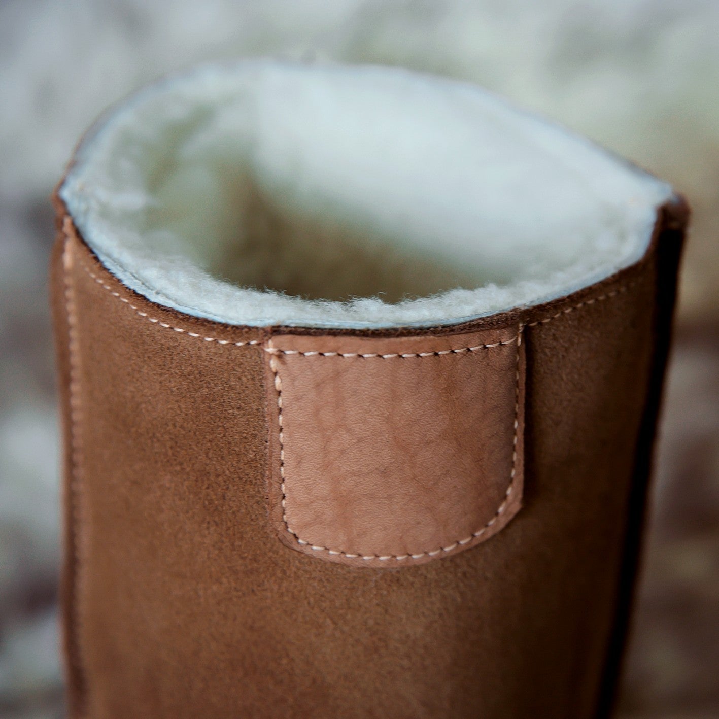 MADE TO ORDER | Hugg Boots | Mid-Calf | Chestnut | Sheepskin & Suede Boots
