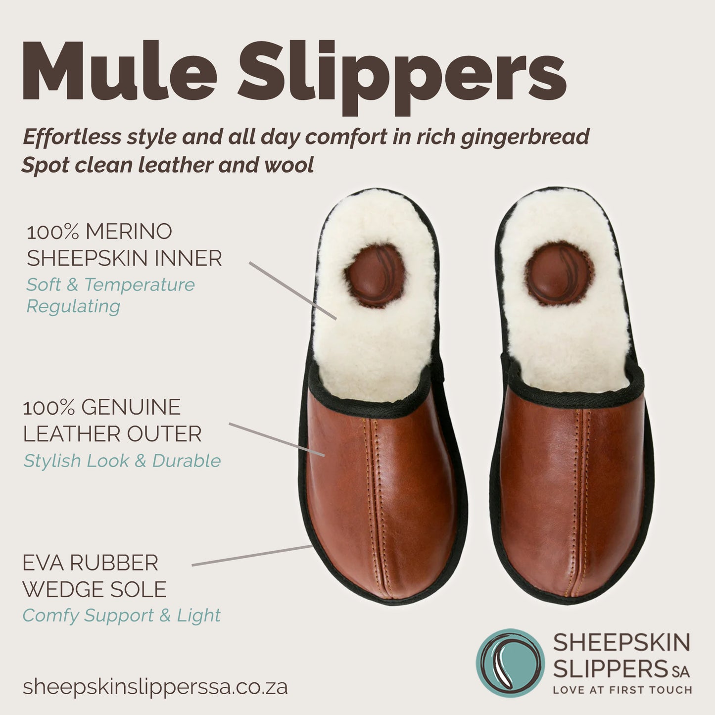 Mule | Gingerbread | Leather | Binding Collar