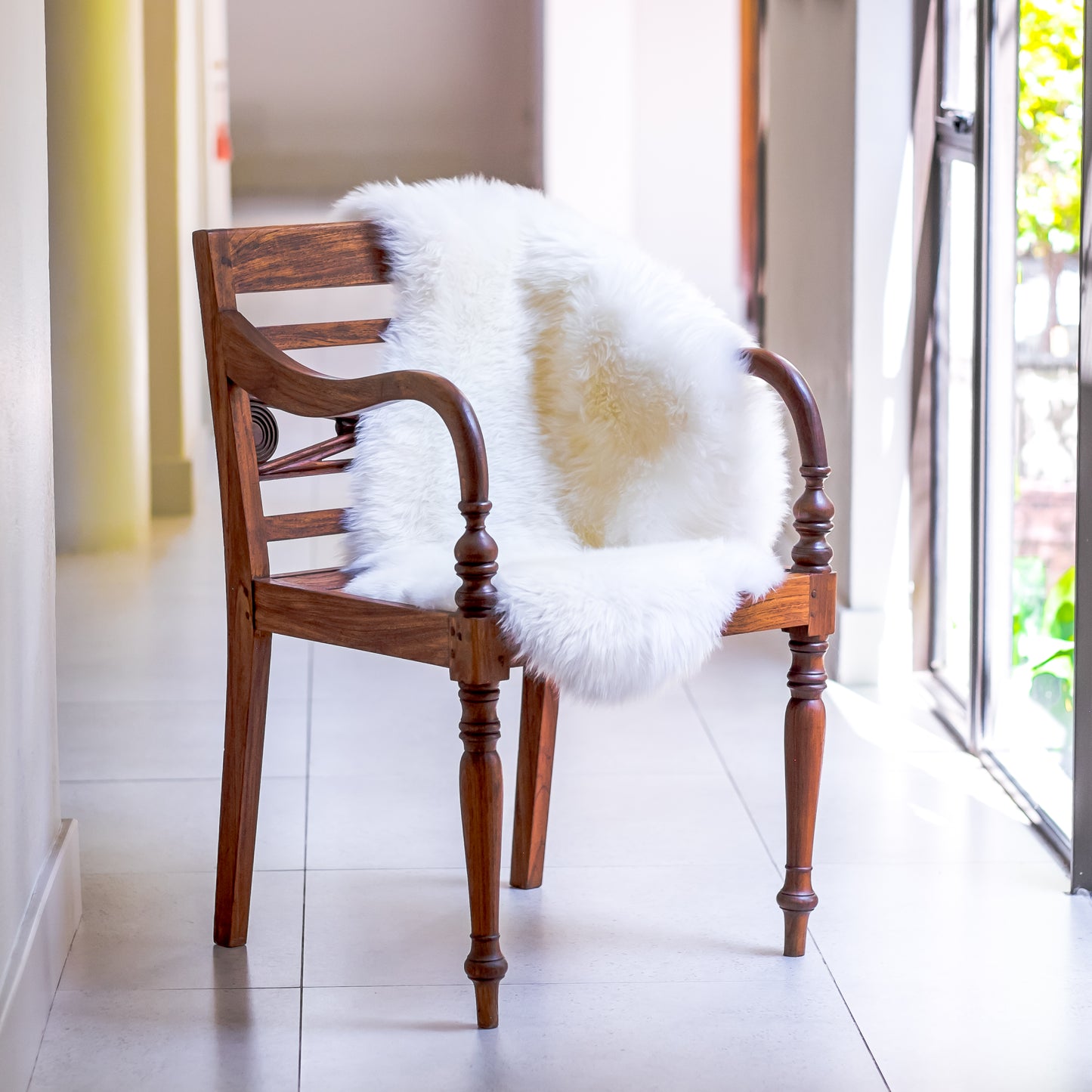 Sheepskin | Long Wool | Creamy White