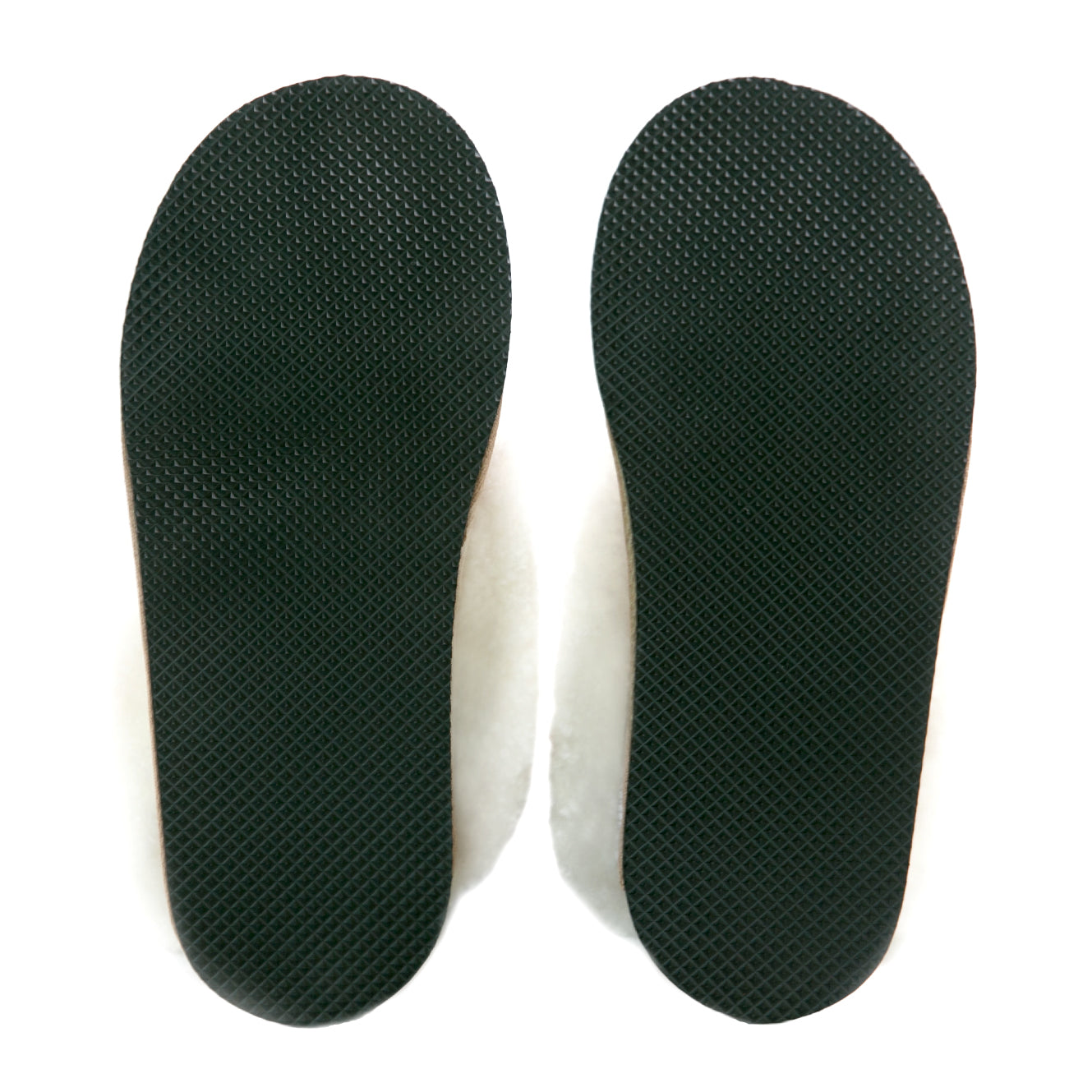 Mule Binding Collar Slippers | Slip-On | Stone | Suede & Sheepskin