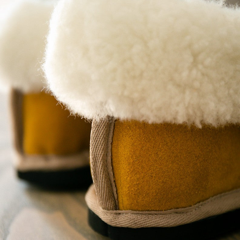 MADE TO ORDER | Cosy Shepherd | Mustard | Suede