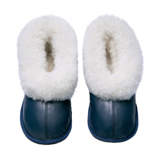 Cosy Shepherd | Navy Blue | Leather