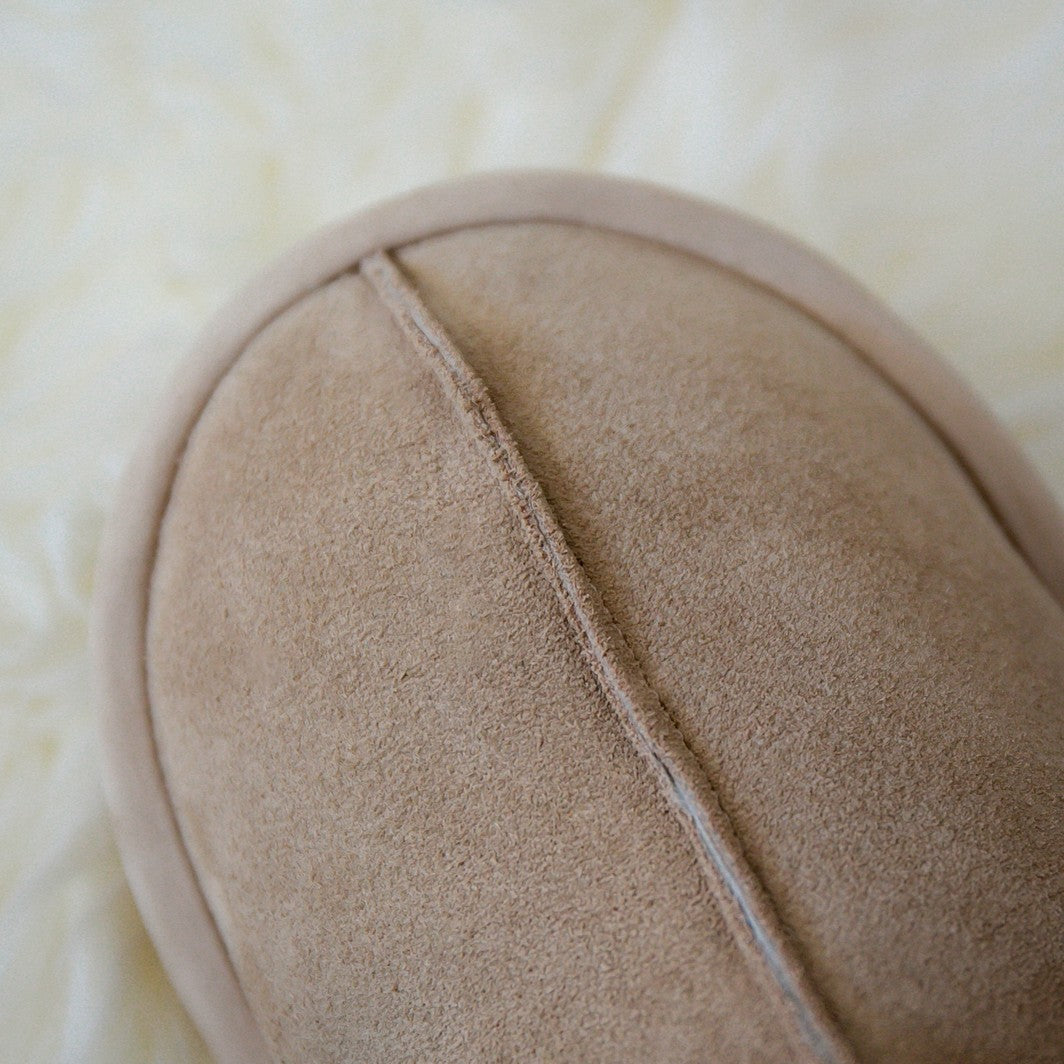 PRE-ORDER | Shushu Ankle Boots | Stone | Unisex Sheepskin & Suede Boots