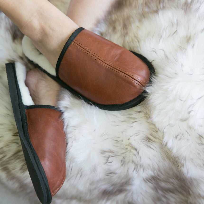 Mule | Gingerbread | Leather | Binding Collar