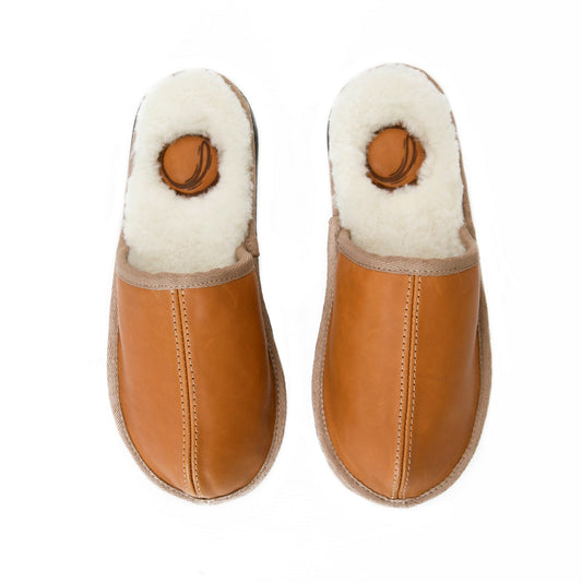 Mule | Toffee | Leather | Binding Collar