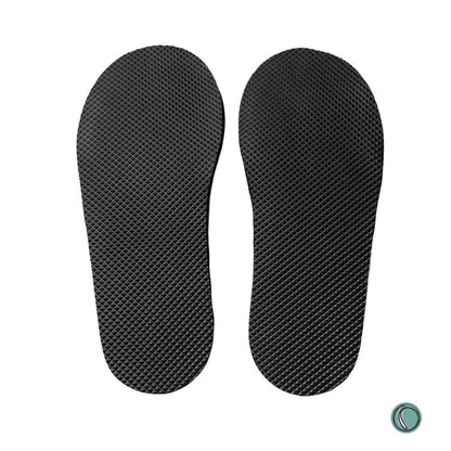 Mule Binding Collar Slippers | Slip-On | Navy Blue | Leather & Sheepskin