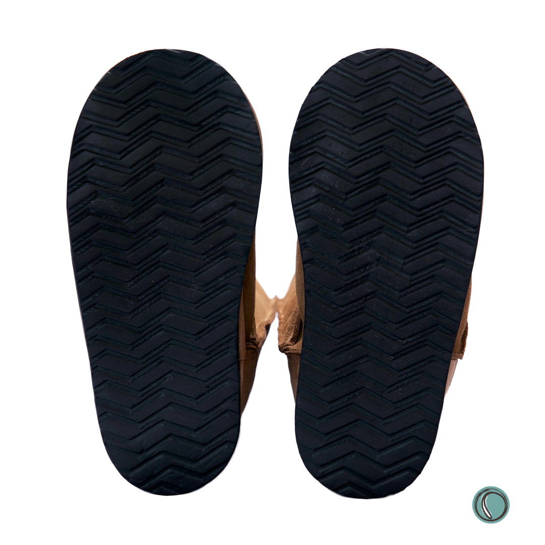 Hugg Boots | Mid-Calf | Chestnut | Sheepskin & Suede Boots | MADE TO ORDER