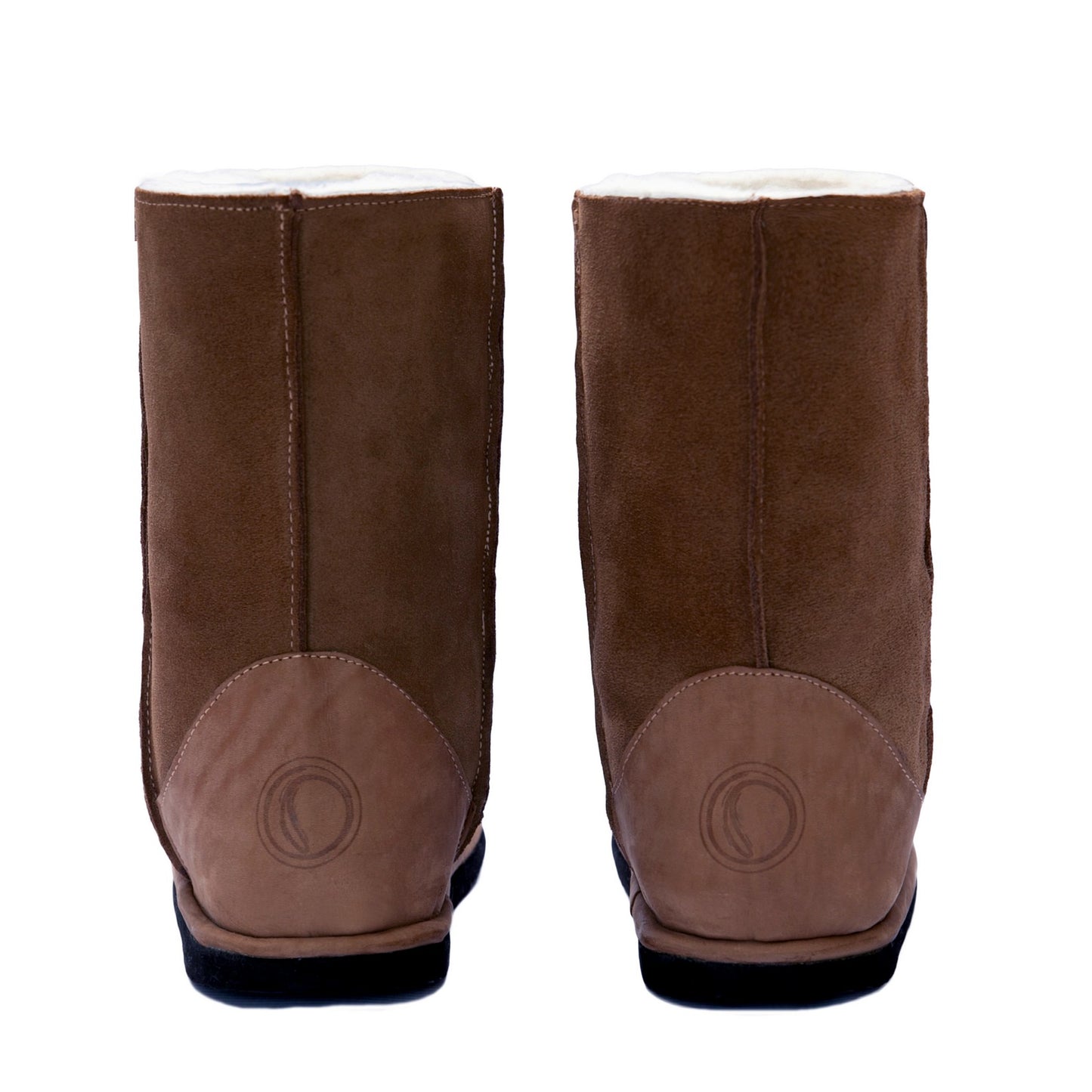 MADE TO ORDER | Hugg Boots | Mid-Calf | Chestnut | Sheepskin & Suede Boots