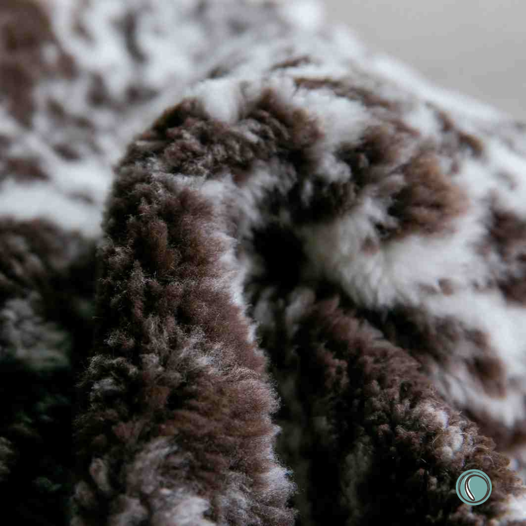 Crossbreed Sheepskin | Natural & Brown Speckles