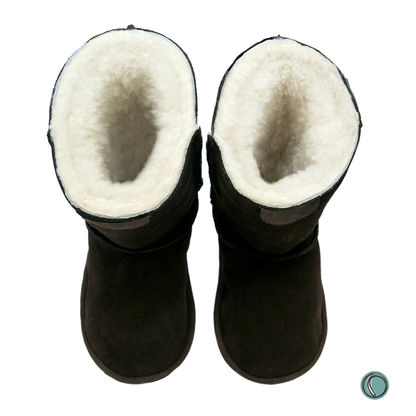 Hugg Boots | Mid-Calf | Chocolate | Sheepskin & Suede Boots | MADE TO ORDER