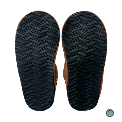 Hugg Boots | Mid-Calf | Chestnut & Jaguar | Sheepskin & Suede Boots | MADE TO ORDER