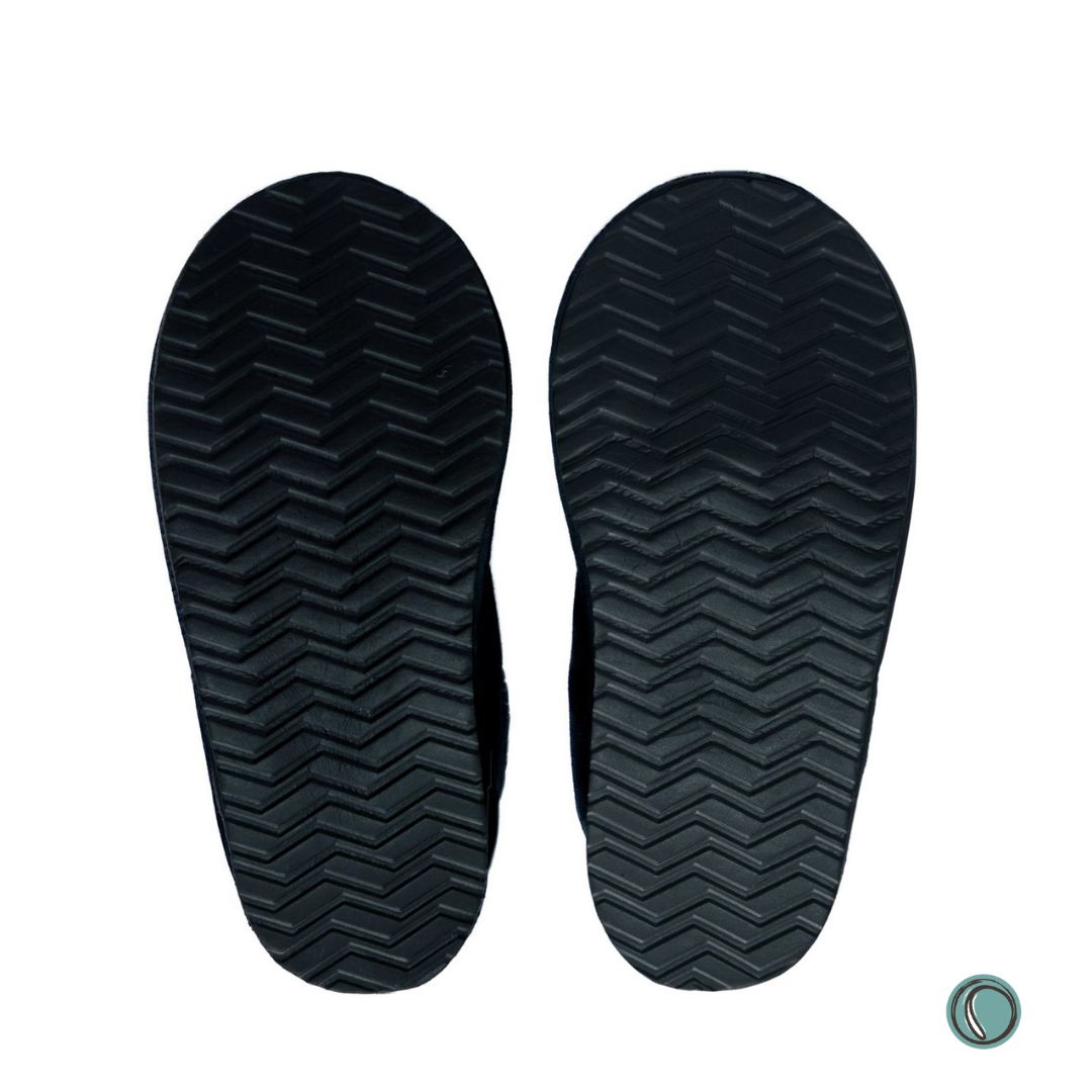 Hugg Boots | Mid-Calf | Black & Cheetah | Sheepskin & Suede Boots | MADE TO ORDER