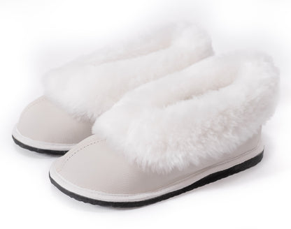 Cosy Shepherd | Ivory White | Leather