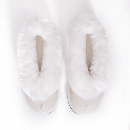 Cosy Shepherd | Ivory White | Leather
