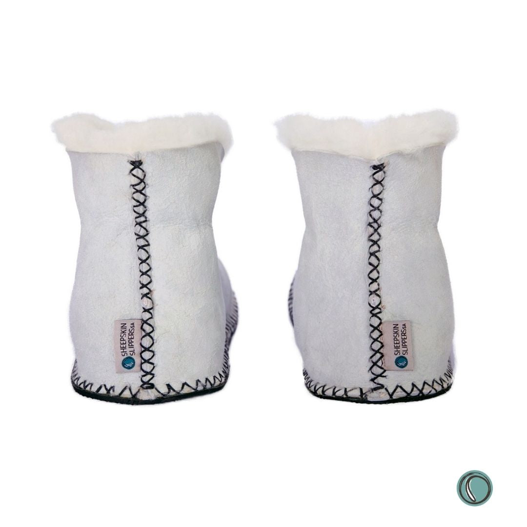 Margie's Comfies Slippers | Light Grey | Handcrafted | Sheepskin