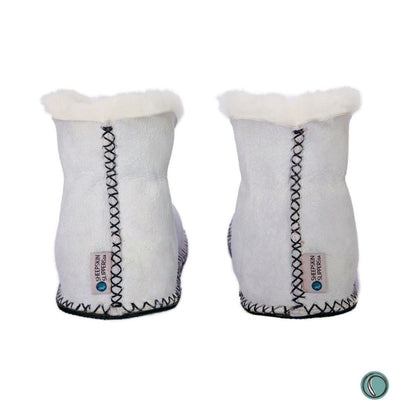 Margie's Comfies Slippers | Light Grey | Handcrafted | Sheepskin