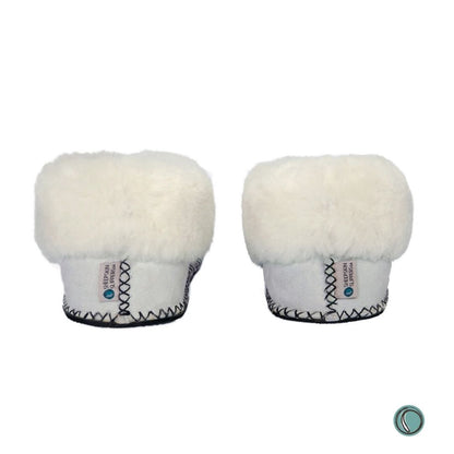 Margie's Comfies Slippers | Light Grey | Handcrafted | Sheepskin