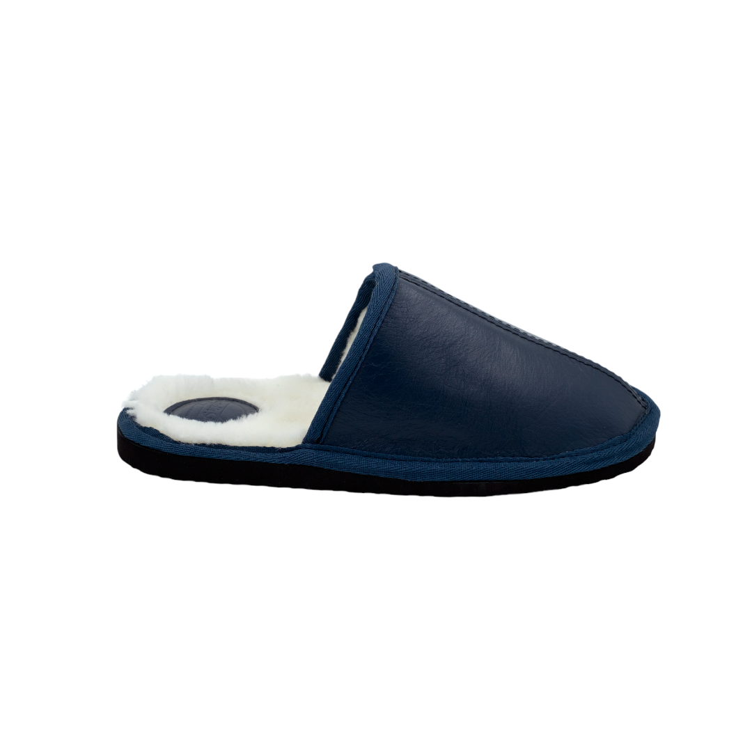 Pure top navy mules