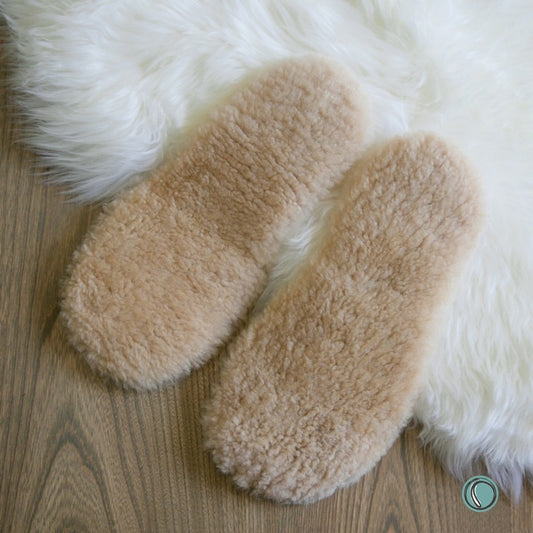 Sheepskin Insoles | Tan | Handcrafted