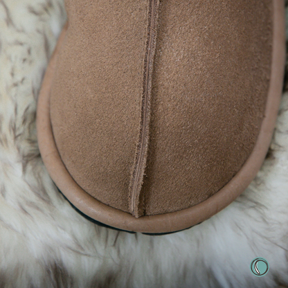 Shushu Ankle Boots | Chestnut | Sheepskin & Suede | MADE TO ORDER