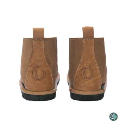 Shushu Ankle Boots | Chestnut | Sheepskin & Suede | MADE TO ORDER