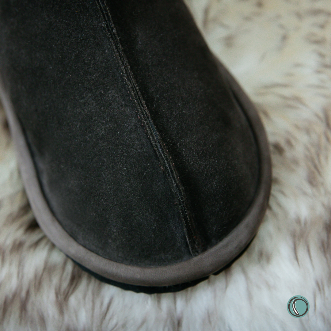 Shushu Ankle Boots | Chocolate | Sheepskin & Suede | MADE TO ORDER