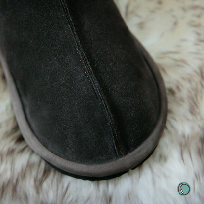 Shushu Ankle Boots | Chocolate | Sheepskin & Suede | MADE TO ORDER