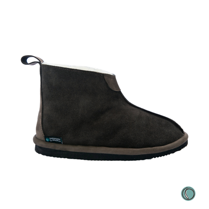Shushu Ankle Boots | Chocolate | Sheepskin & Suede | MADE TO ORDER