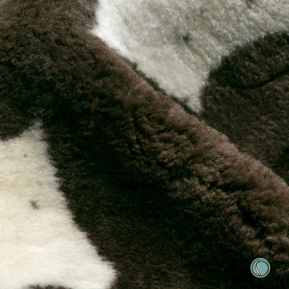 Crossbreed Sheepskin | Brown Natural Dots