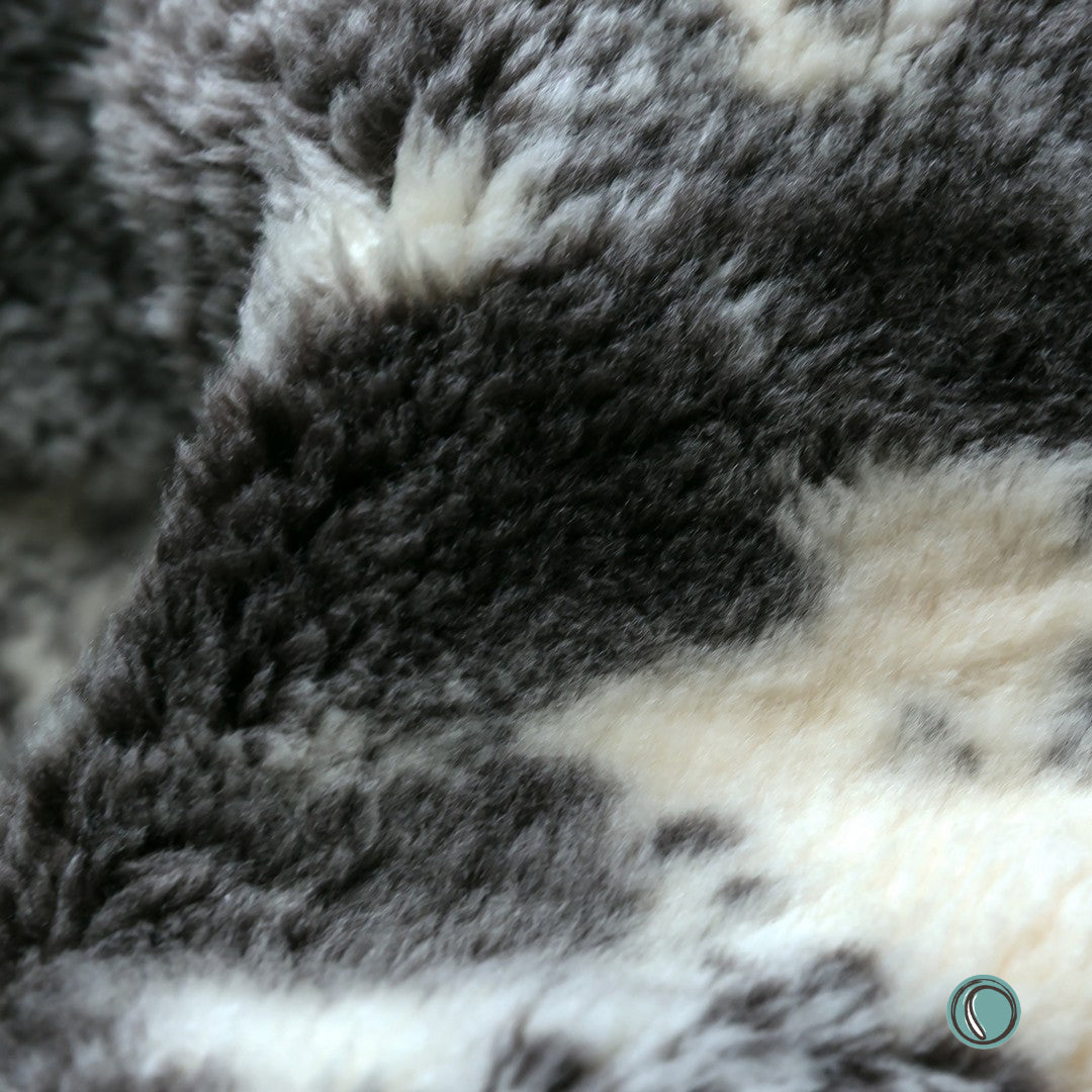 Crossbreed Sheepskin | Grey Dark Brown