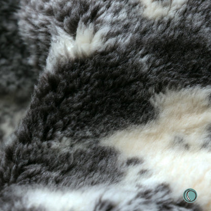 Crossbreed Sheepskin | Grey Dark Brown