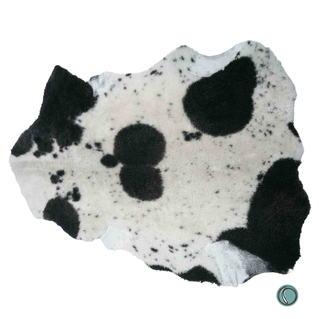 Crossbreed Sheepskin | Natural With Brown Markings