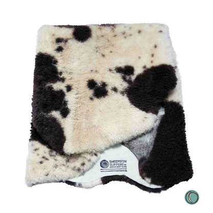Crossbreed Sheepskin | Natural With Brown Markings