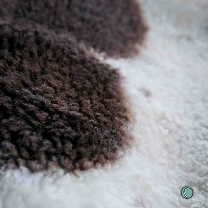 Crossbreed Sheepskin | Natural With Brown Markings