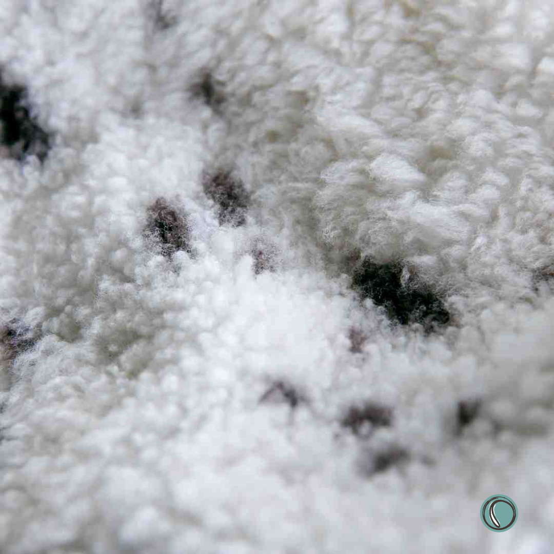 Crossbreed Sheepskin | Natural With Brown Markings