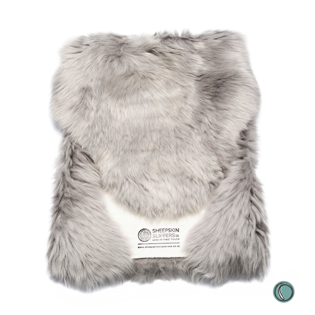 Long Wool Sheepskin | Light Grey