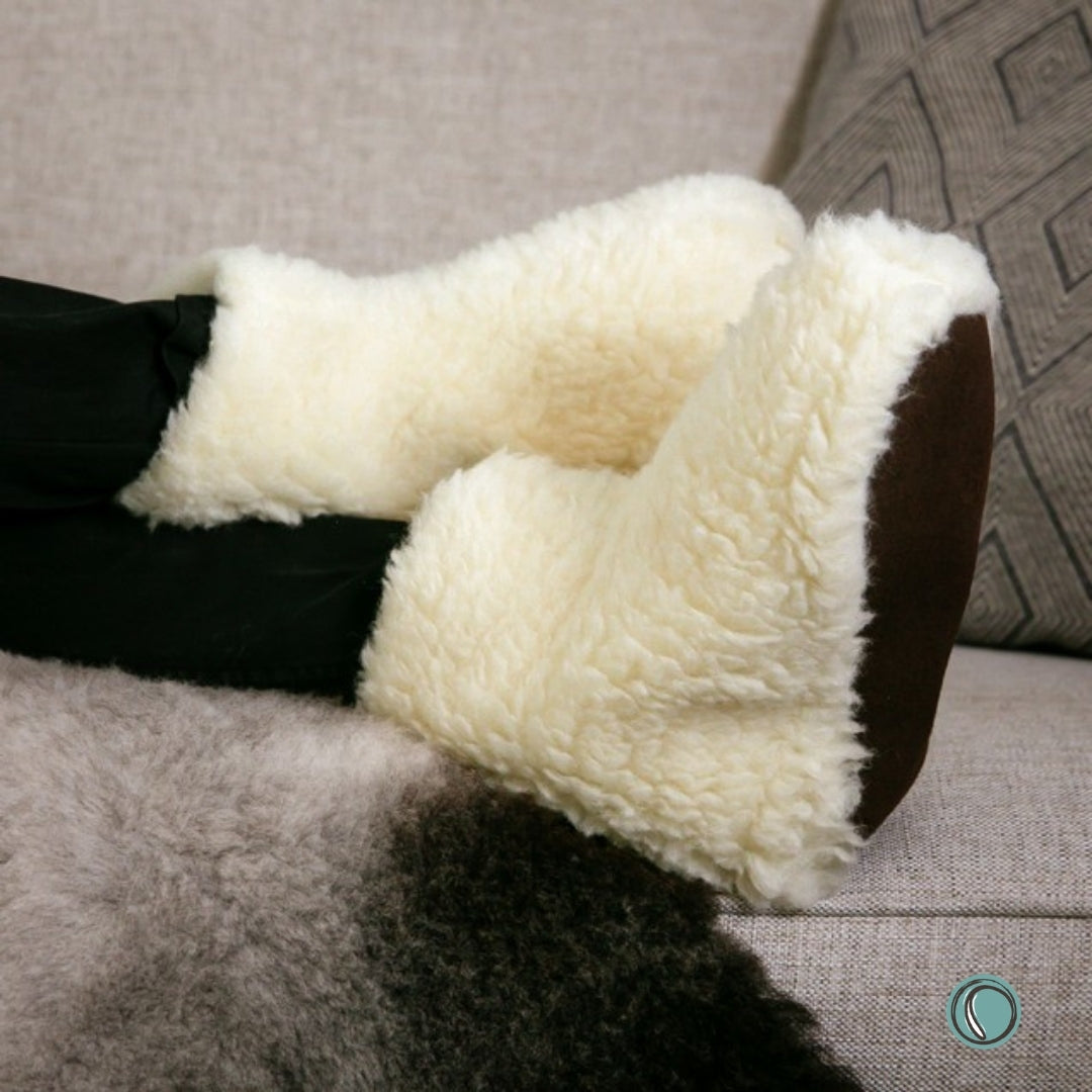 High Igloo Classic Slippers | Cream | Wool Lining | MADE TO ORDER