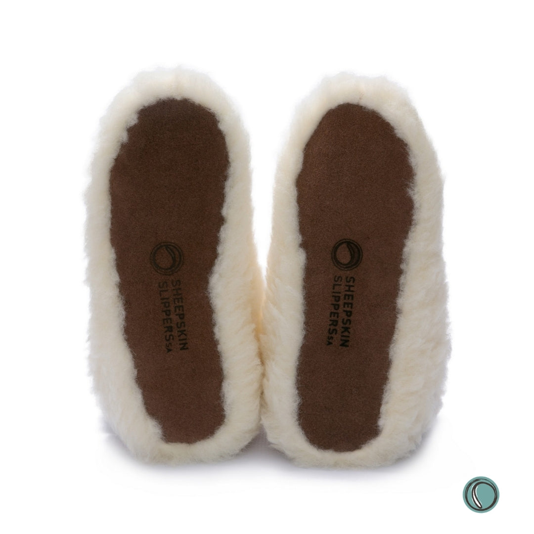 High Igloo Classic Slippers | Cream | Wool Lining | MADE TO ORDER