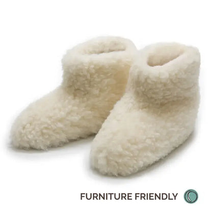 High Igloo Classic Slippers | Cream | Wool Lining | MADE TO ORDER