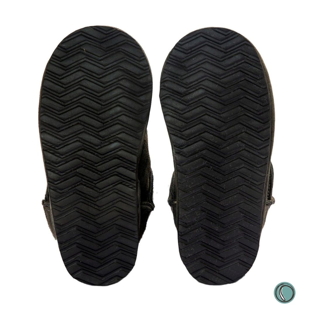 Hugg Boots | Mid-Calf | Olive-Grey | Sheepskin & Suede Boots | MADE TO ORDER