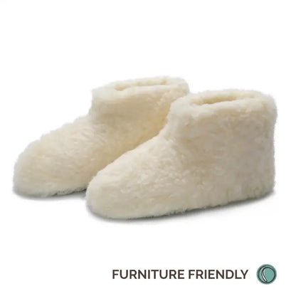 Low Igloo Classic Slippers | Cream | Wool Lining | MADE TO ORDER