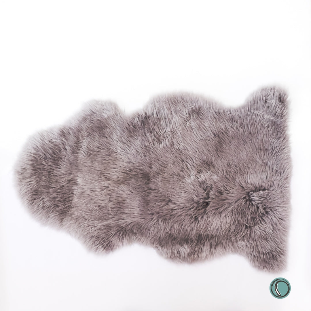 Long Wool Sheepskin | Light Grey