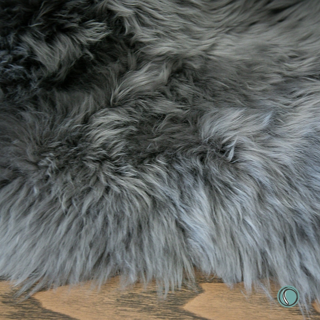 Long Wool Sheepskin | Light Grey
