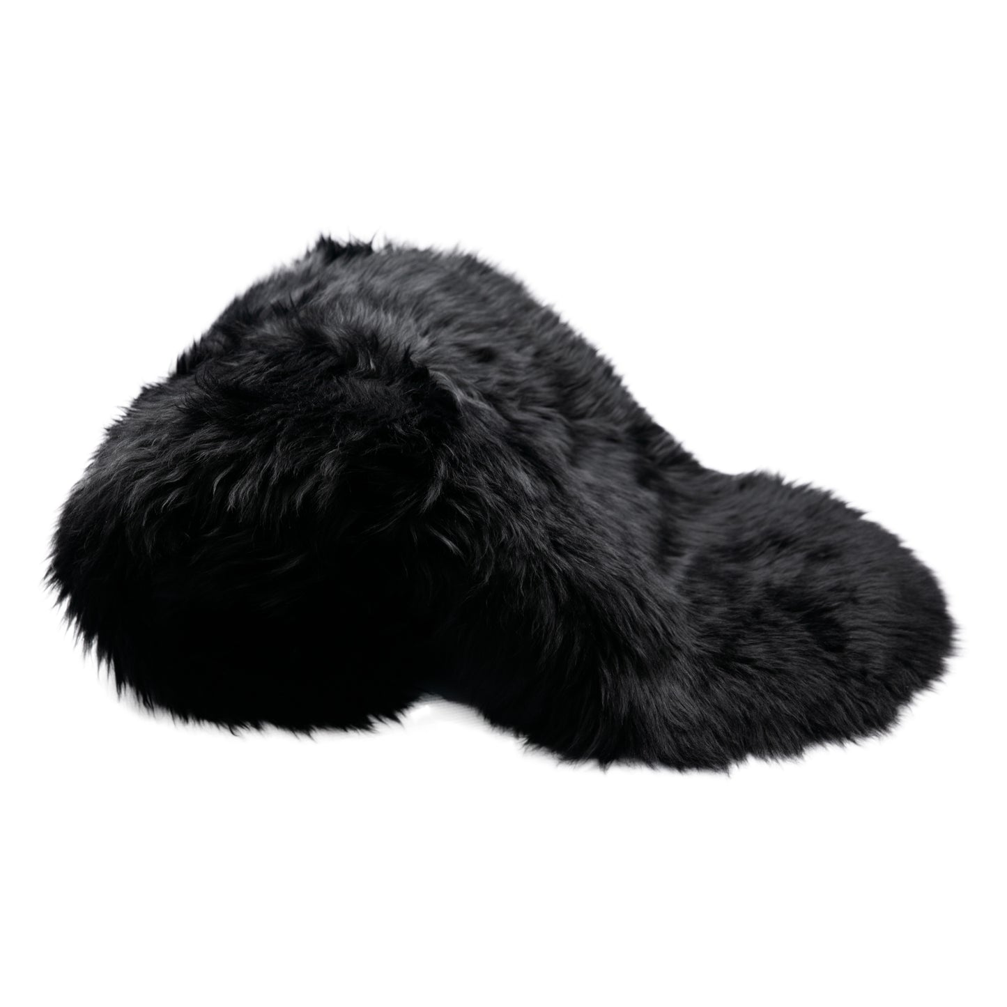 Long Wool Sheepskin | Black