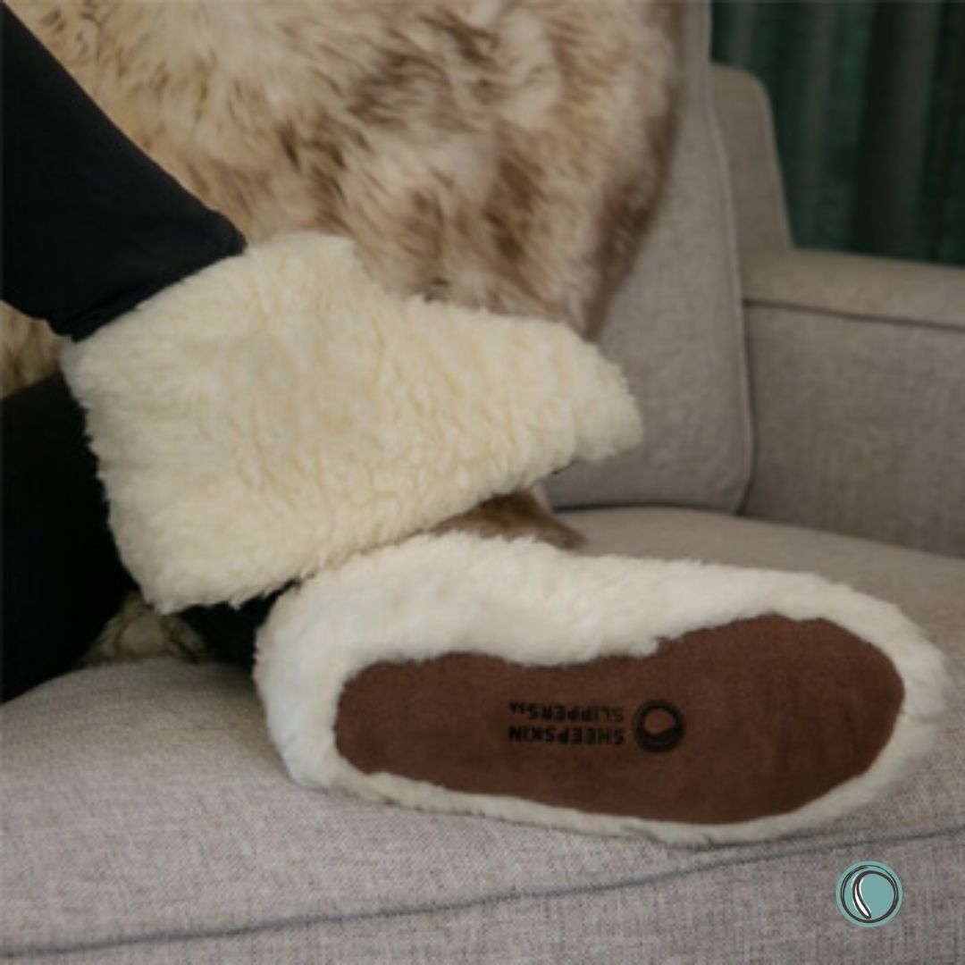 Low Igloo Classic Slippers | Cream | Wool Lining | MADE TO ORDER