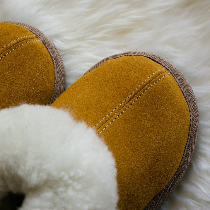 MADE TO ORDER | Cosy Shepherd | Mustard | Suede
