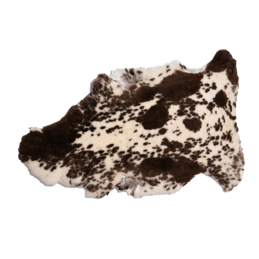 Crossbreed Sheepskin | Natural With Brown Dots