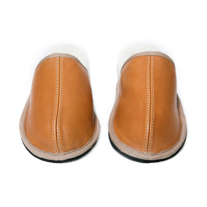 NEW | Mule | Toffee | Leather | Binding Collar